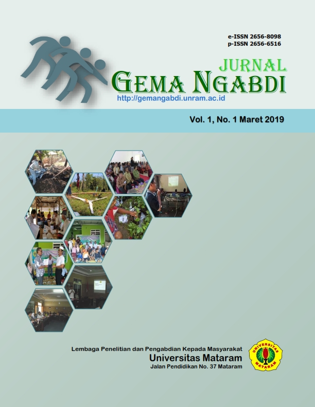					View Vol. 1 No. 1 (2019): Jurnal Gema Ngabdi
				