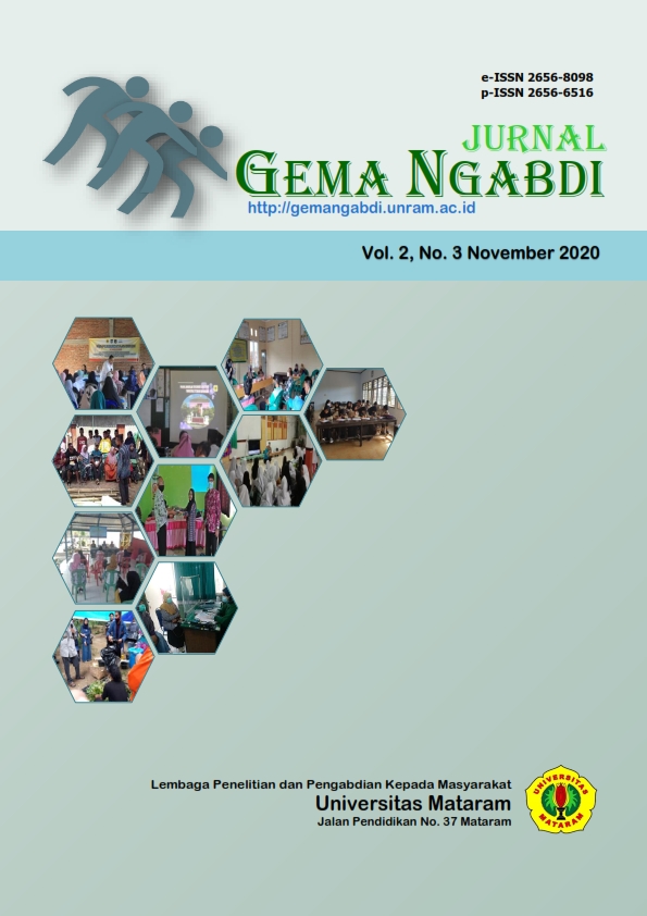 					View Vol. 2 No. 3 (2020): Jurnal Gema Ngabdi
				