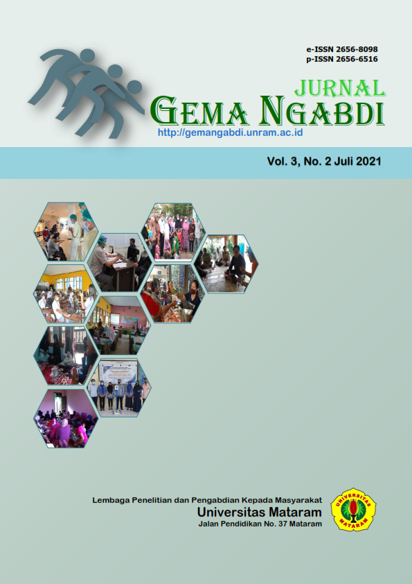 					View Vol. 3 No. 2 (2021): JURNAL GEMA NGABDI
				